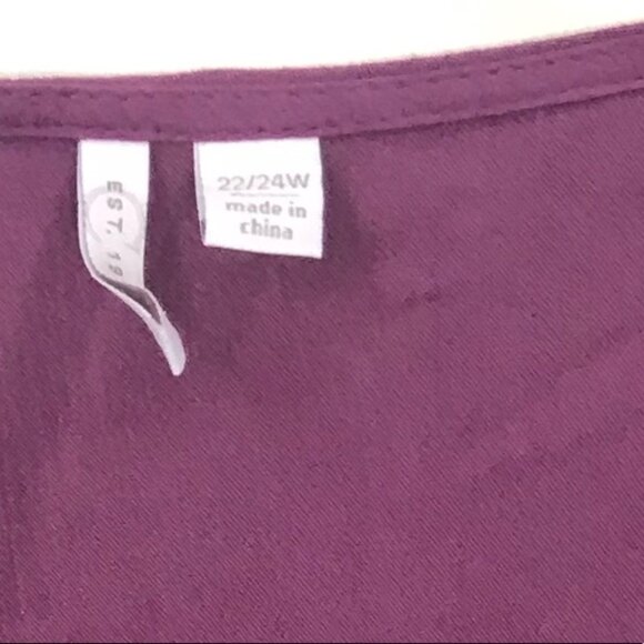 C Est 1946 NEW Boho Embroidery Floral Top Tee Bell Sleeves Shirt Lightweight 24W - Picture 10 of 15